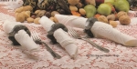 Eichhörnchen-Serviettenringe im 3er-Satz – je 6 x 5,5 cm – Schrühware