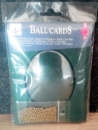 ARTY‘S Ball Cards – Kugelkarten – Format A6 – 10,5 x 15 cm – oval – 2er-Set  - Farbe grün – statt 2,95 EUR