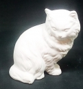 Perserkatze – klein - 7,5 cm hoch – Schrühware