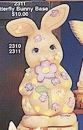 ClayMagic-Gießformen - neu – Butterfly Bunniy mit Teelicht-Basis – 30 cm hoch - USA
