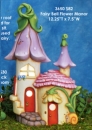 ClayMagic-Gießform - neu – Fairy Bell Flower Manor – 31,1 x 19 cm – USA