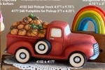 ClayMagic-Gießform - neu – Pickup Truck (ohne Kürbis-Aufsatz) – 11,43 x 24,76 cm - USA