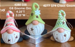 ClayMagic-Gießform - neu – GB Gnome Ornament – Gnom-Ornamente im 3er-Set – je 10,8 x 8,3 cm - USA