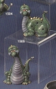 Blinkasaurus – Dinos im 2er-Set – 15,5 x 11 cm und 11 x 11 cm - Schrühware