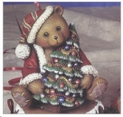 KIMPLE-Gießform - neu – Weihnachtsteddy – sitzend – 14 cm hoch – auch für Spardose geeignet - USA