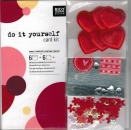 do it yourself card kit von RICO DESIGN – Hochzeit / Liebe / Herz rot – statt 6,95 EUR