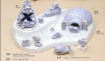RIVERVIEW-Gießform - neu – 2 Eskimos – Seehunde – Hunde – Pinguine zur Pinguinlandschaft – auch als Spieluhr - USA