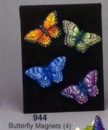 Riverview-Gießform - neu – Schmetterlinge  - Magnete - im 4er-Set – je 7,5 cm - USA