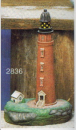 Leuchtturm - Ponce de Leon Lighthouse – 21,5 cm hoch – ausgeschnitten zum Beleuchten – Schrühware