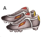 Decal – Fußballschuhe – Soccer  – 60 mm