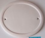 Türschild-Rohling – ca. 18 x 15 cm – Schrühware