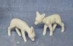 Zwei kleine Rehe im Set – bis 5,5 cm hoch