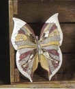 Schmetterling für die Wand – 25 cm hoch – Schrühware