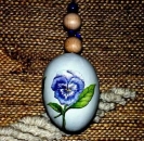 glattes Ei - mittel - 11 cm hoch - Schrühware