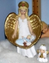 Schützender Engel - Schrühware - 25 cm hoch