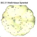 Butterfly-Glasur - 100 ml - BG-21 – weiß blaue Sprenkel