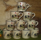 Tasse / Becher mit Elefantenpaar - Motiv - Dörte