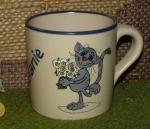 Namenstasse – Becher – mit Katzenmotiv - Jennifer – statt 7,95 €