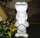 DONAS-Gießform – Sweet Tot Ears Bunny – Ohren hoch – 20 cm hoch - USA