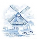 Decals – Windmühle - 75 x 75 mm