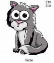 Decal - Katze - 5 cm