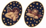 Decal - Celestial Angels - 1,87 x 2,5 cm – 2er-Satz