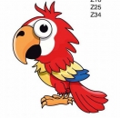 Decal - Papagei - 5 cm