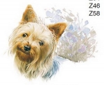 Decal - Hund - Yorkshire Terrier – 75MM