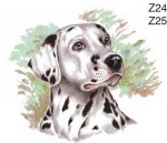 Decal - Hund - Dalmatiner - 7,5 cm