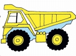 Decal - DUMPER TRUCK YELLOW – 20mm