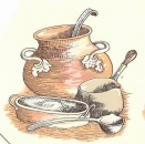 Decal - Suppe - 85 x 85 mm
