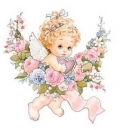 Decal - ANGELI C/FIORI MM. 50 MOT.A