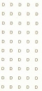 Decal - MINIATURE ALPHABET – "D"