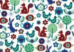 Decal - PATCHWORK FOREST - Chintz - 1/4 Bogen = 22,5 x 32,5 cm