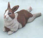 DUNCAN-Gießform - neu – Liegender Hase – 24 cm lang - USA