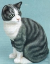 Große sitzende Katze - 30 cm hoch – Schrühware