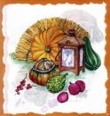 10 Bögen je 17 x 37,5 cm - VLOEI-Dekormotiv 33 - Herbst