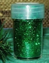 Flimmer / Glitter – grün – 20 g – zum Aufstreuen auf Farben und Klebemedien – No Name – Streudose