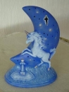 Mondlicht - Einhorn - 23 cm hoch - Schrühware
