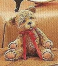 Knappy-Teddy – klein – 13 cm hoch – Schrühware