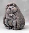 GARE–Gießform – gebraucht – stehender Igel – 20 cm hoch – Neuwert ~ 100 EUR - relativ abgegossen , Struktur kann nachgearbeitet werden