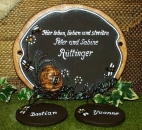 Töpfer-Türschild – Bienenkorb - 2 Anhänger – 20 x 26 cm – Reliefbild – sehr aufwändige Handarbeit