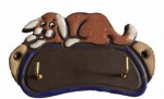 Schlüsselbrett – Hund – 14 x 8 cm – Flachbild – tolle Töpferarbeit