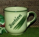 Ceramic Cup - cream - mug with fixed name: Bastian