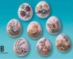 Giessform - 3-D-Eier - 8 Stück