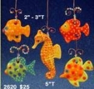 ClayMagic-Gießform - neu - Fische (4) und Seepferdchen im Set – USA