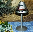 Metall-Windlicht für Teelicht - Küsten-Motiv