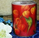 Windlicht / Kerze - Lampiona red