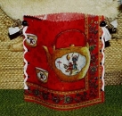 Lantern made of laminated motif for tealight - Asiatisches Motiv