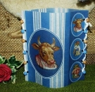 Lantern made of laminated motif for tealight - Mamsell Kuh